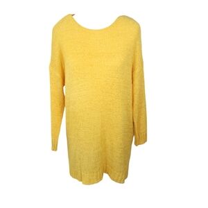 JOSEPH A Yellow Lightweight Knit Sweater/Top. Size L
